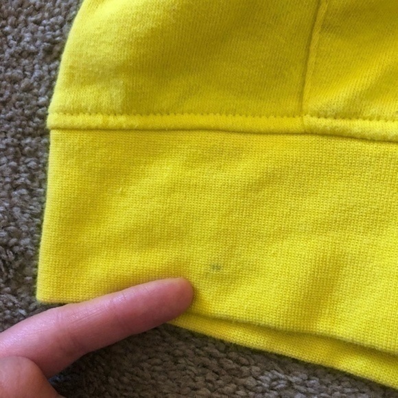 EMPYRE Freida Over You Rose Hoodie Yellow Red Floral Fleece Sweatshirt Small S - Picture 9 of 10